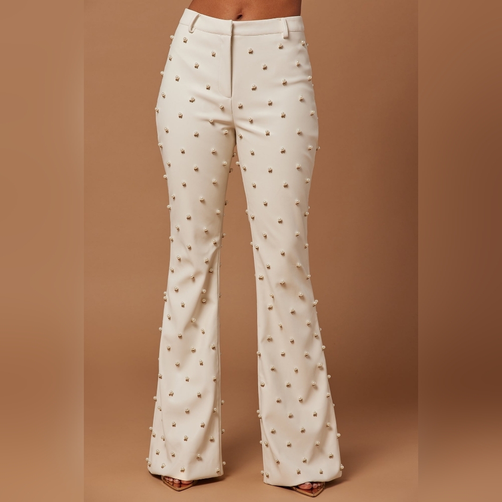 Nova Luxe Leather Emblished Pant Set - Picture 2 of 10